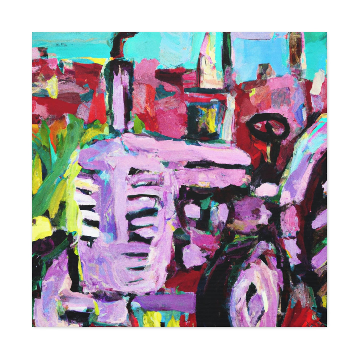 "Tractor of Expressionism" - Canvas