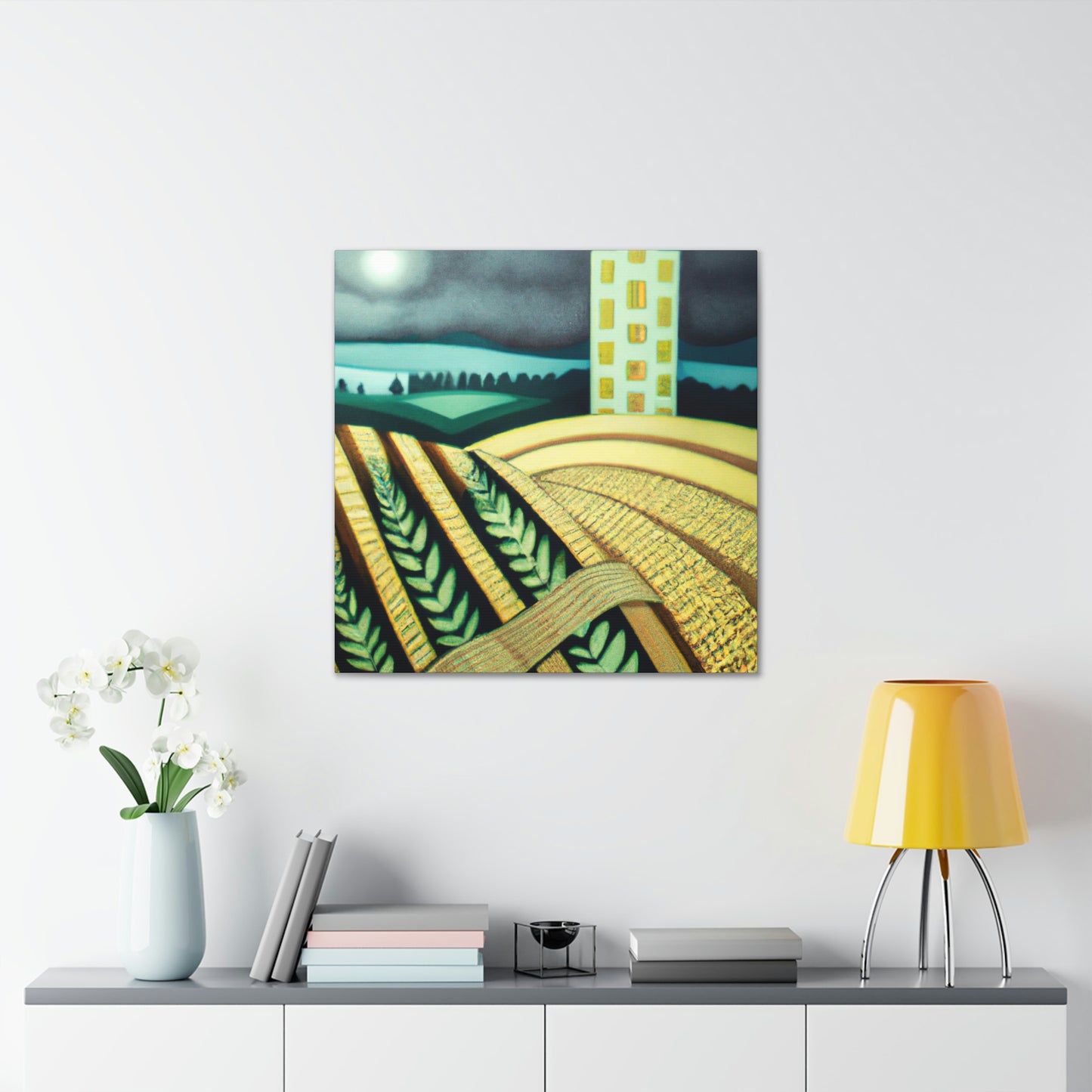 "Tranquil Wheat Harvest" - Canvas