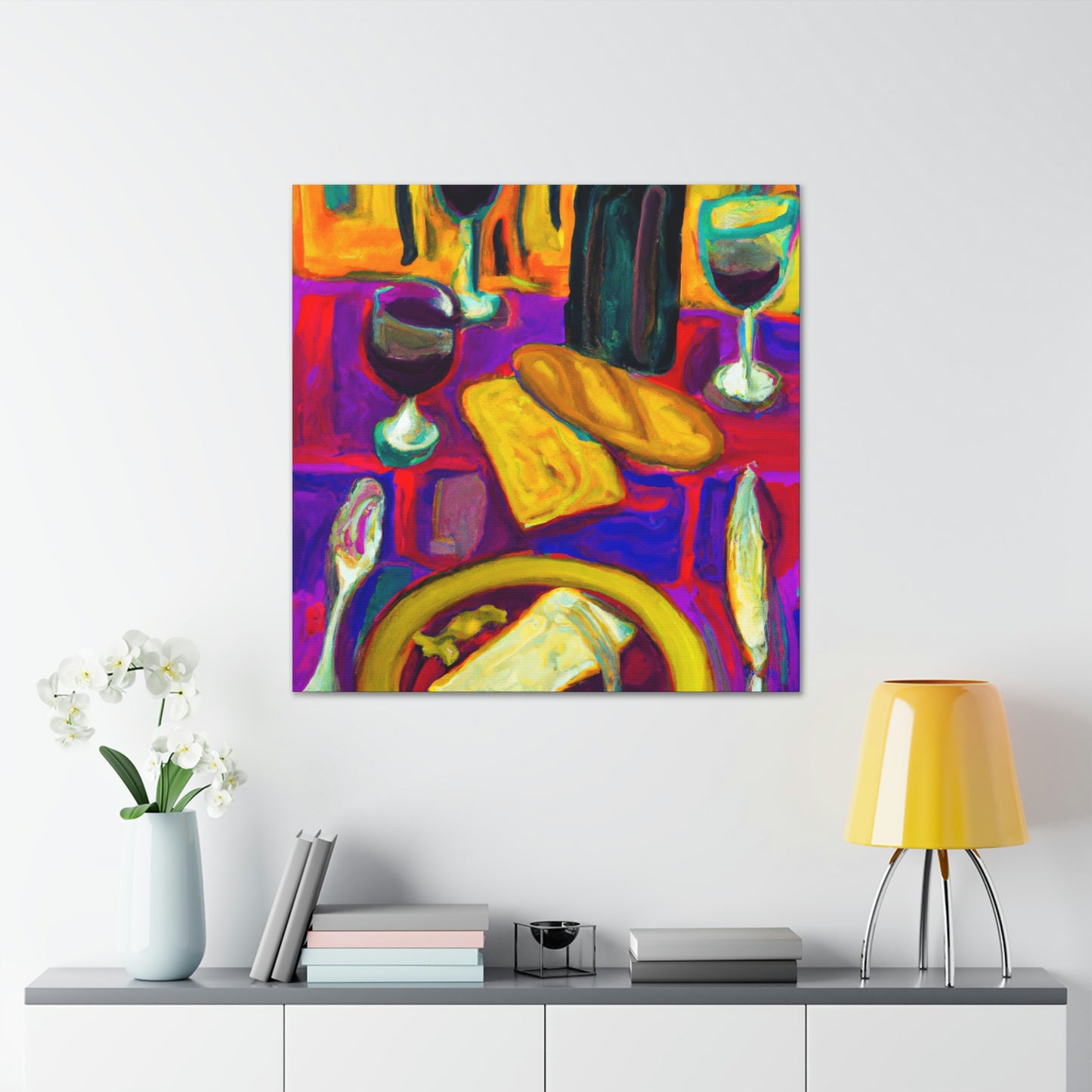 "Fauvism Dinner Delight" - Canvas