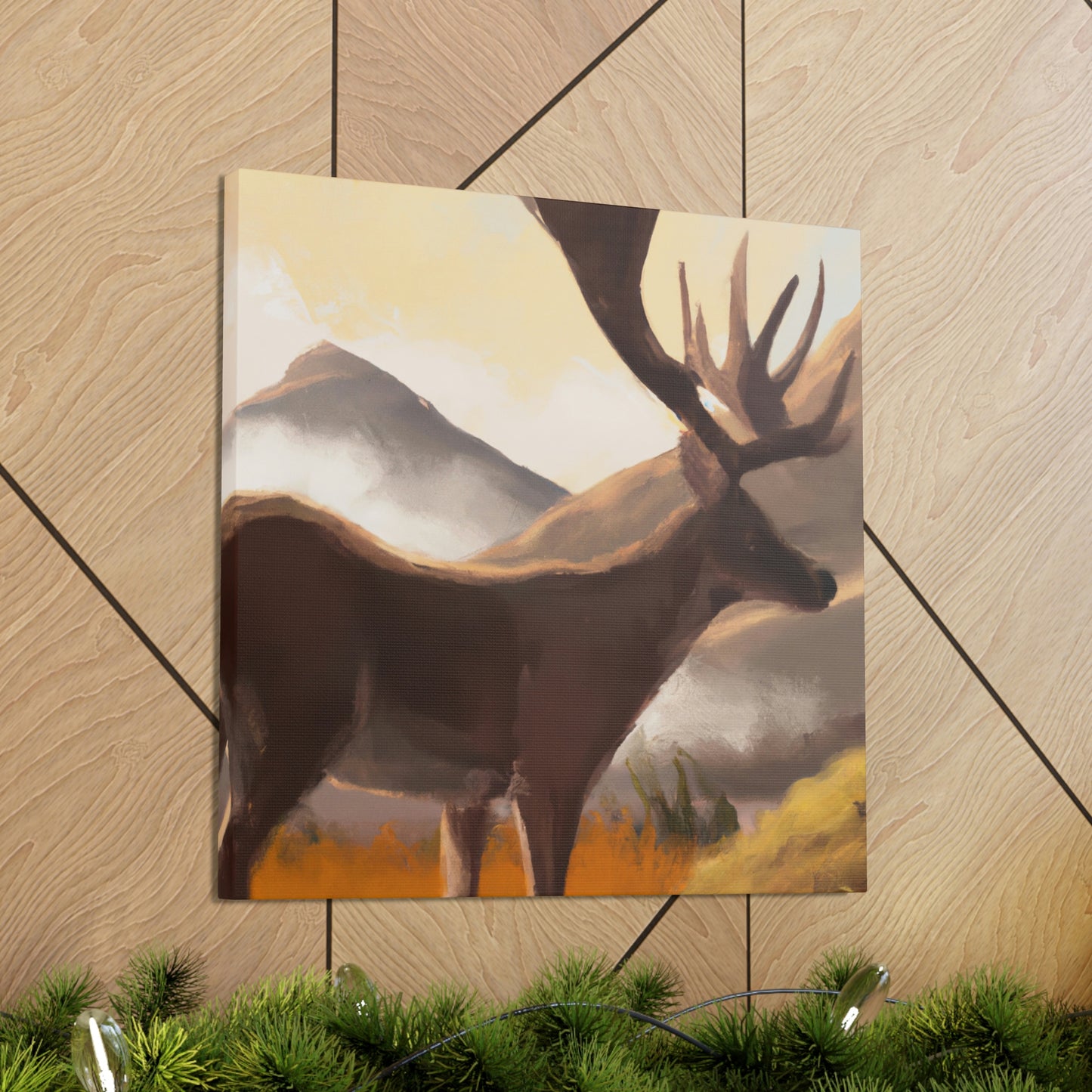 Deer in Morning Light - Canvas