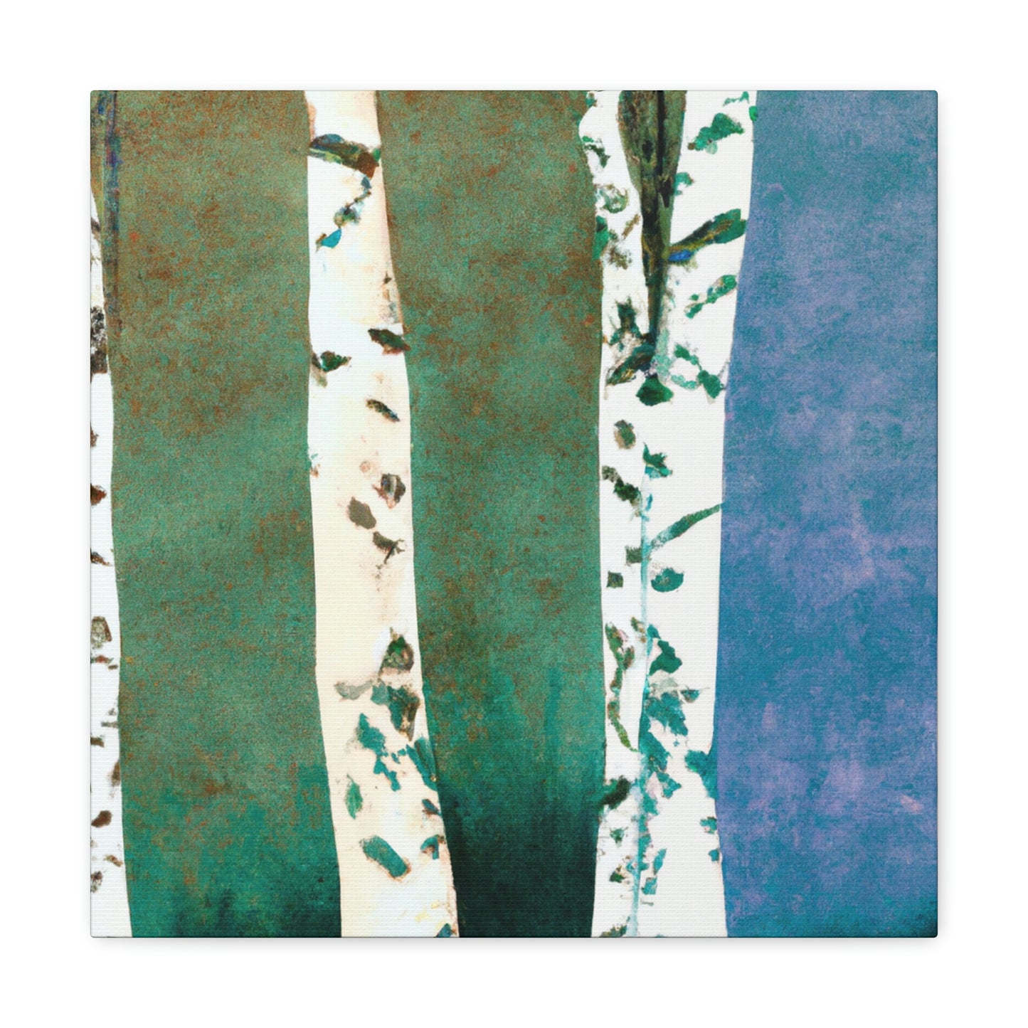 Birch Trees in Bloom - Canvas