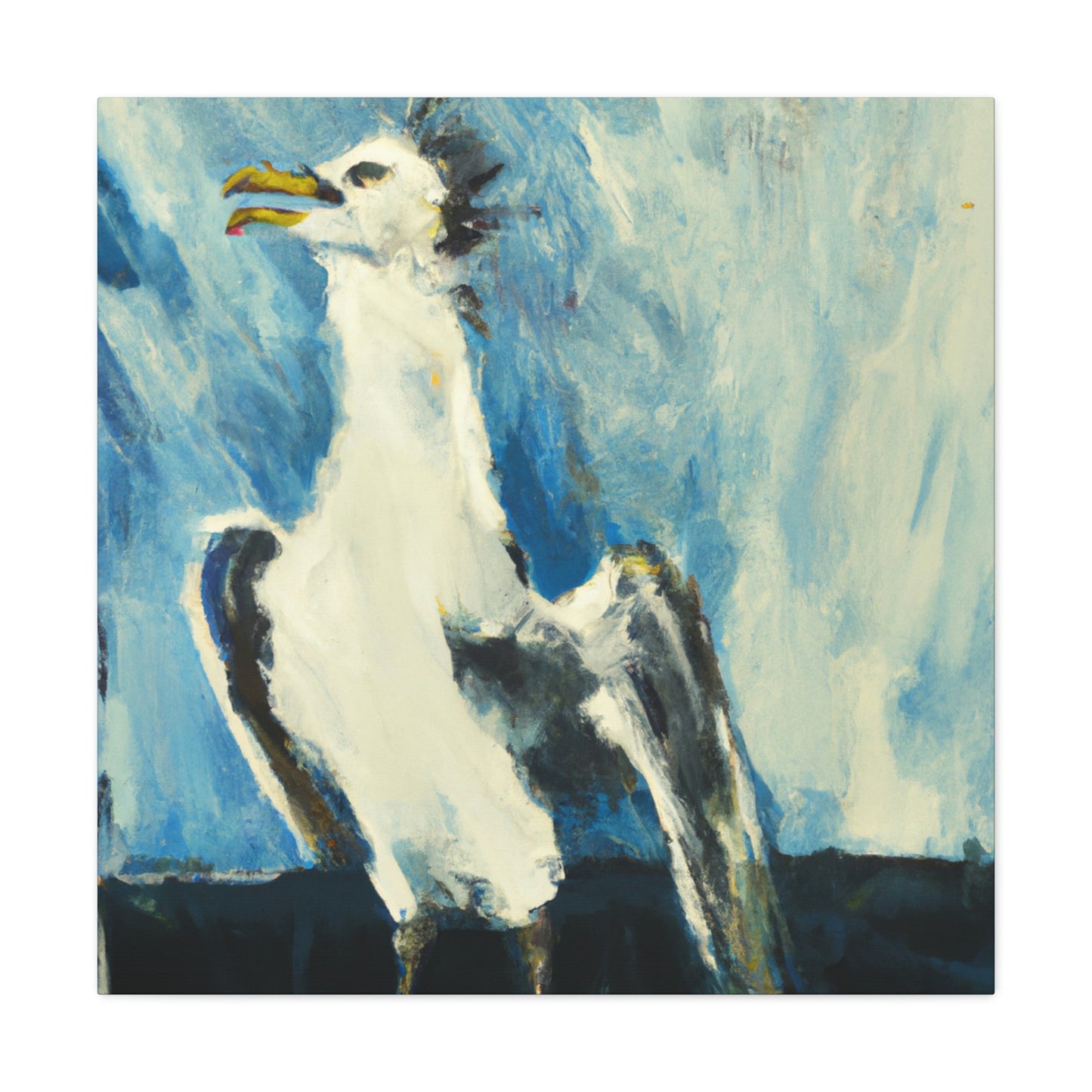 Seagulls in Solitude - Canvas