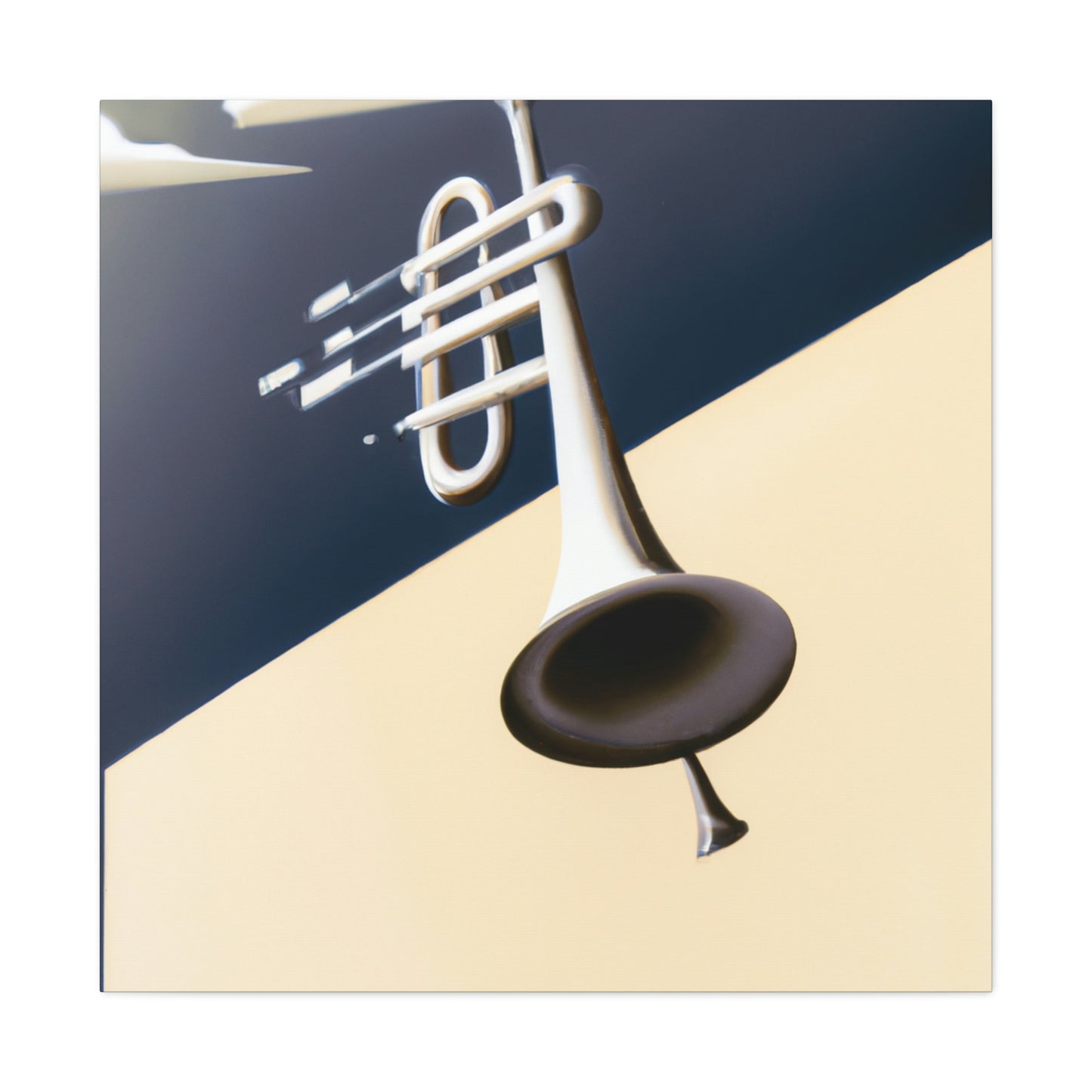 Trombone in the Cloud - Canvas