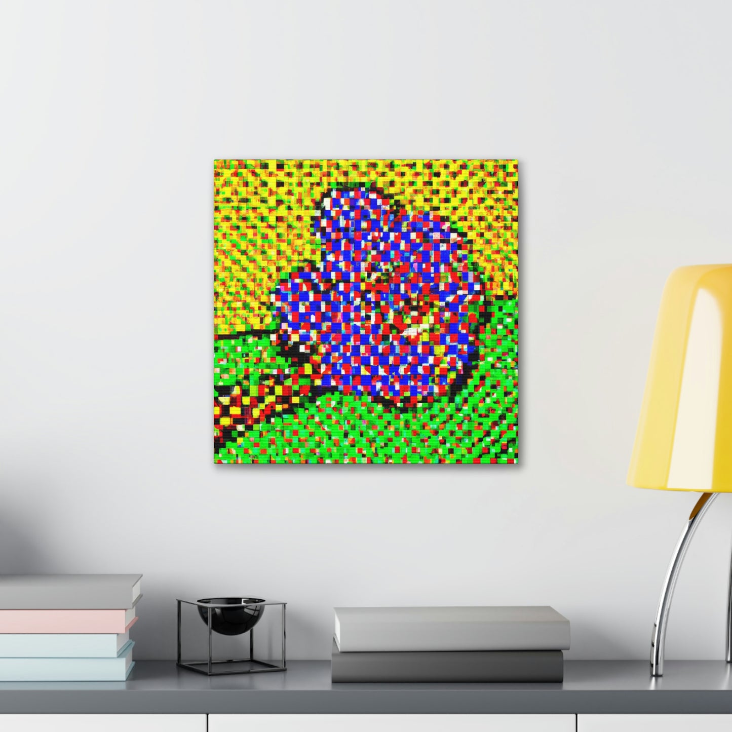 Pop Art Pointillism. - Canvas