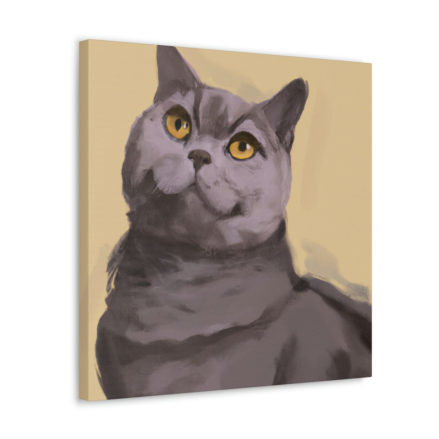 "Cat of Minimalism" - Canvas