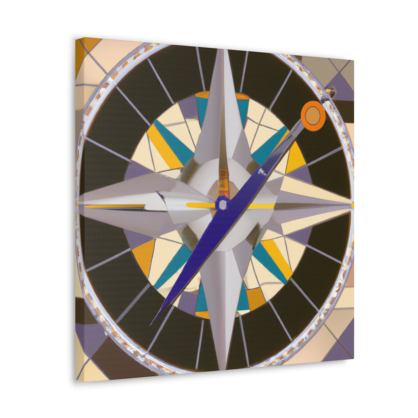 "Compass of Cosmos Glide" - Canvas