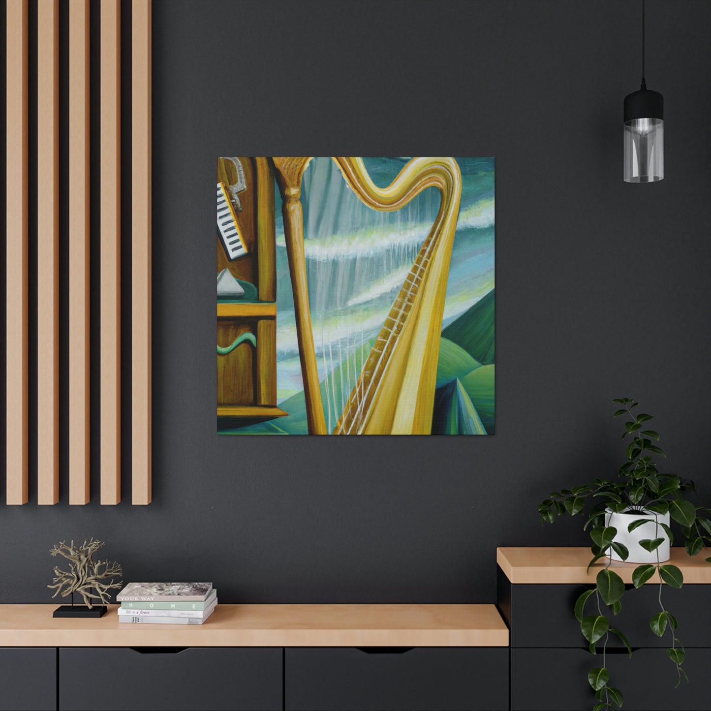 Harp of Dreams Unbound - Canvas