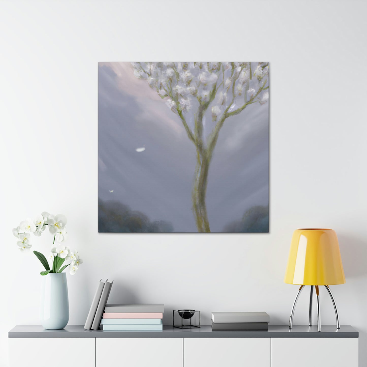 "Magnolia's Mystic Bloom" - Canvas