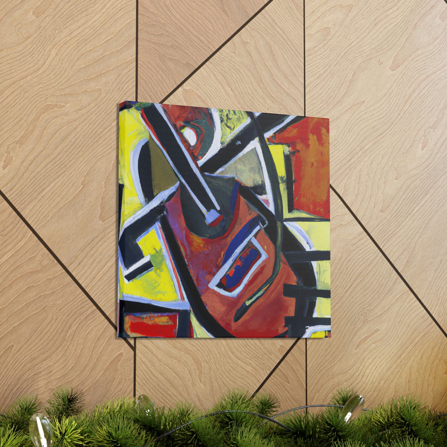 Mandolin in Expressionism - Canvas