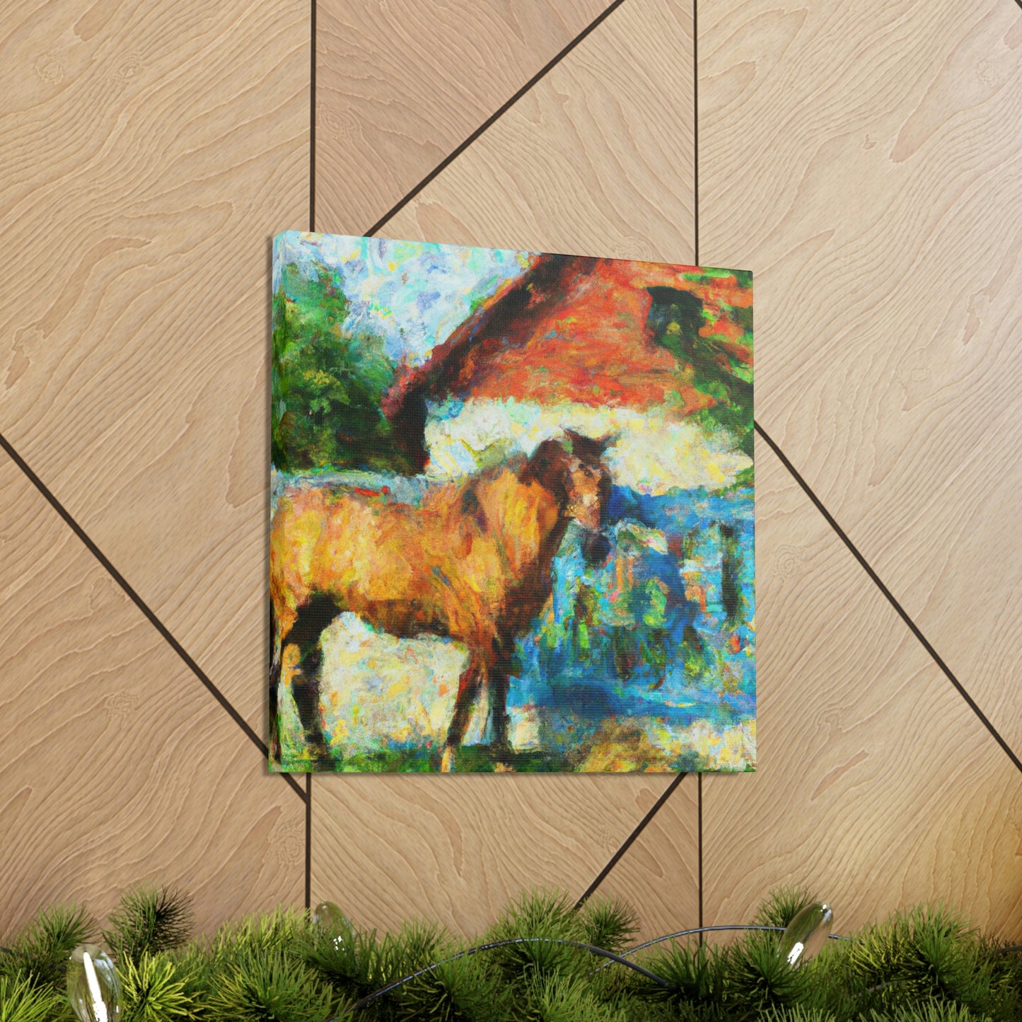 "Horse in Motion Impression" - Canvas