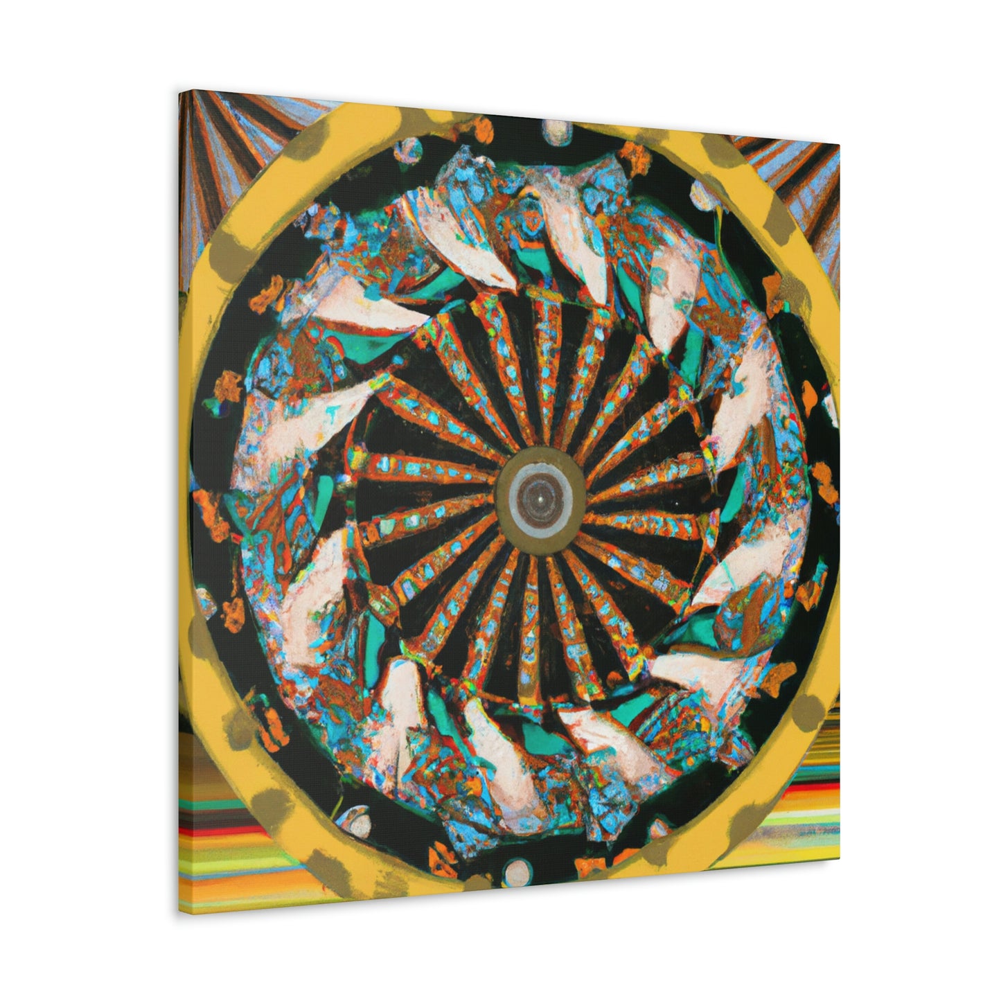 Wheels of Deco Beauty - Canvas