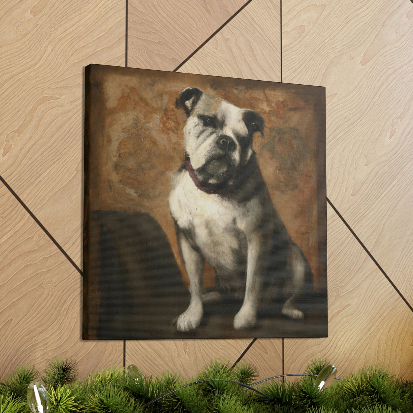 "Bulldog of Baroque" - Canvas