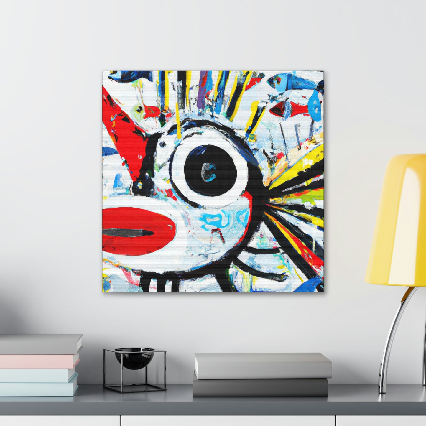 Fishy Abstract Joy - Canvas