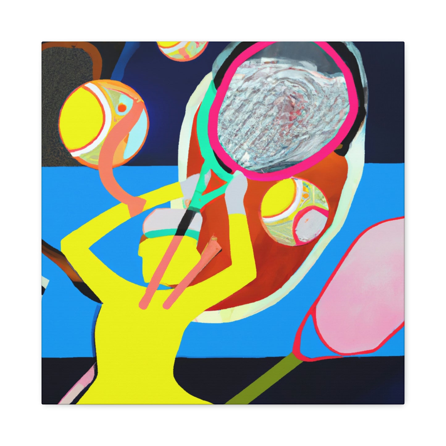 "Tennis: Abstracted Reality" - Canvas