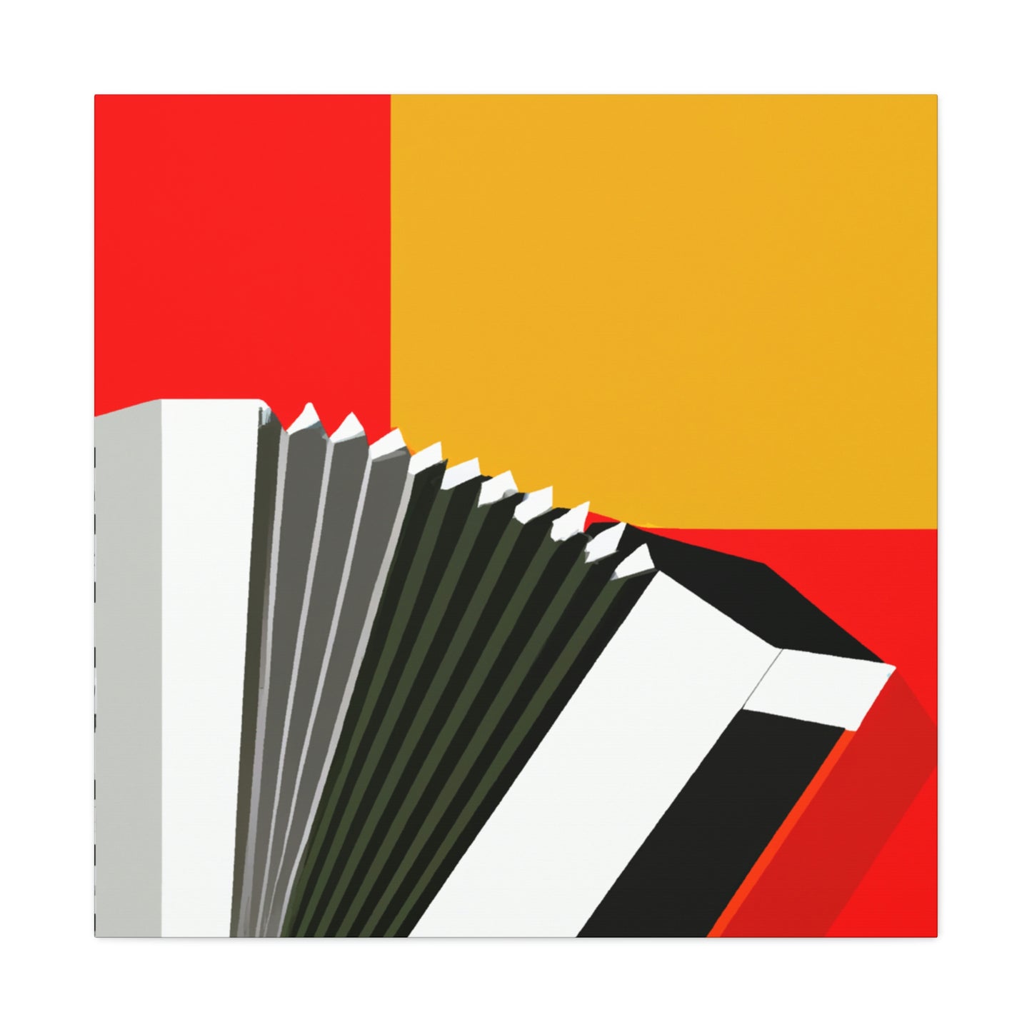 "Accordion Minimalism" - Canvas