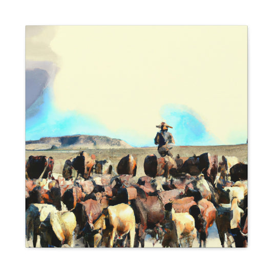 Herd of Contentment - Canvas