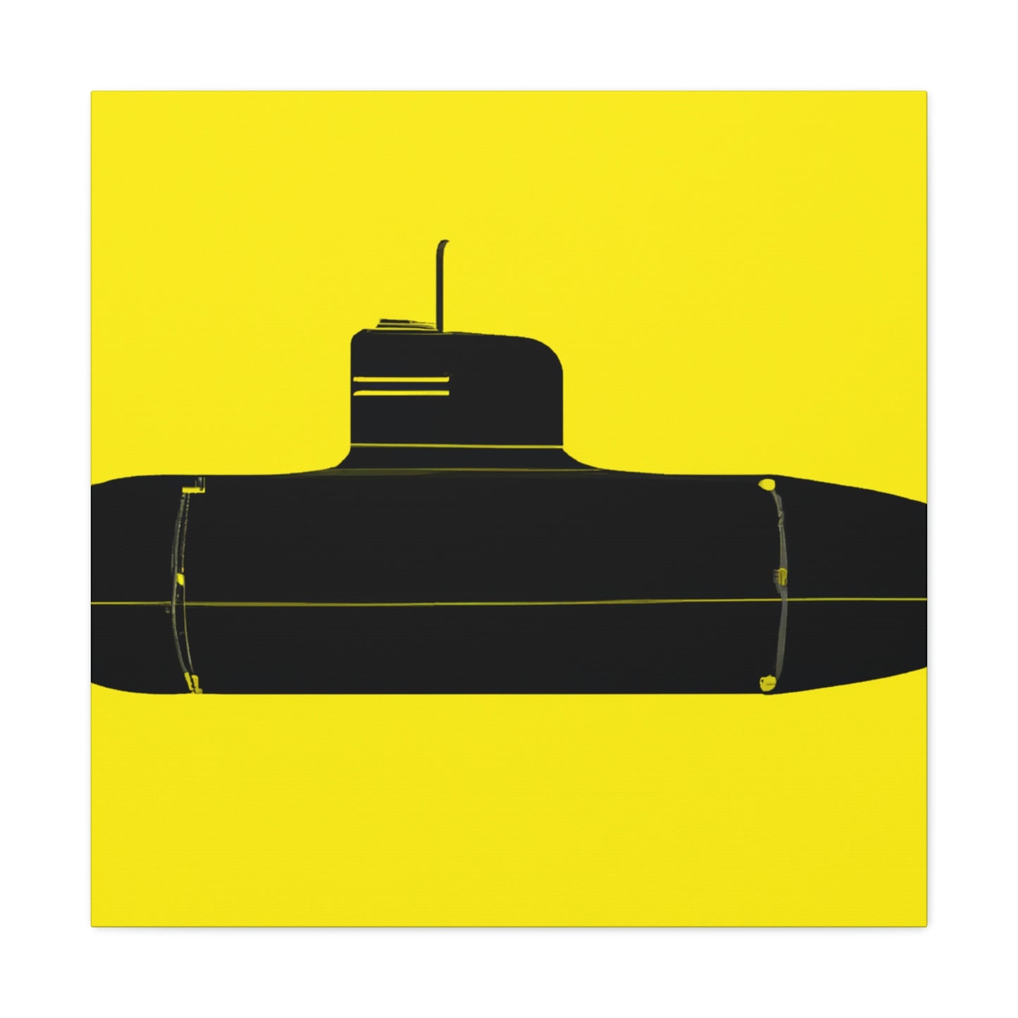 Submarine in Solitude - Canvas