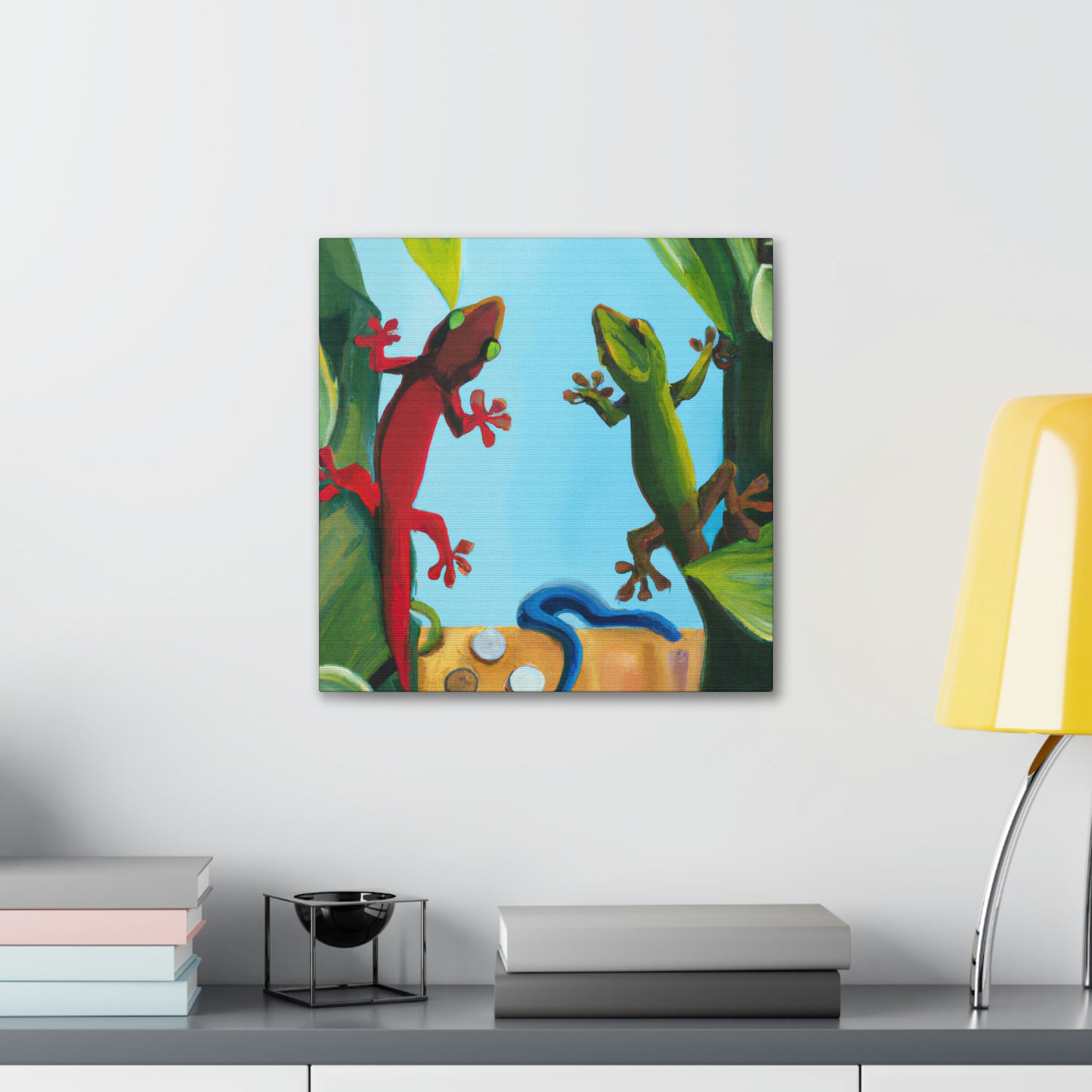 "Geckos on Canvas" - Canvas