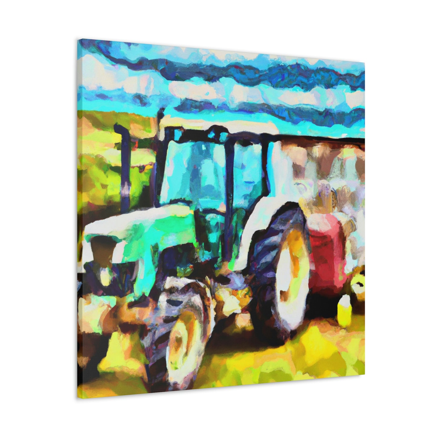 A Tractor's Endurance - Canvas