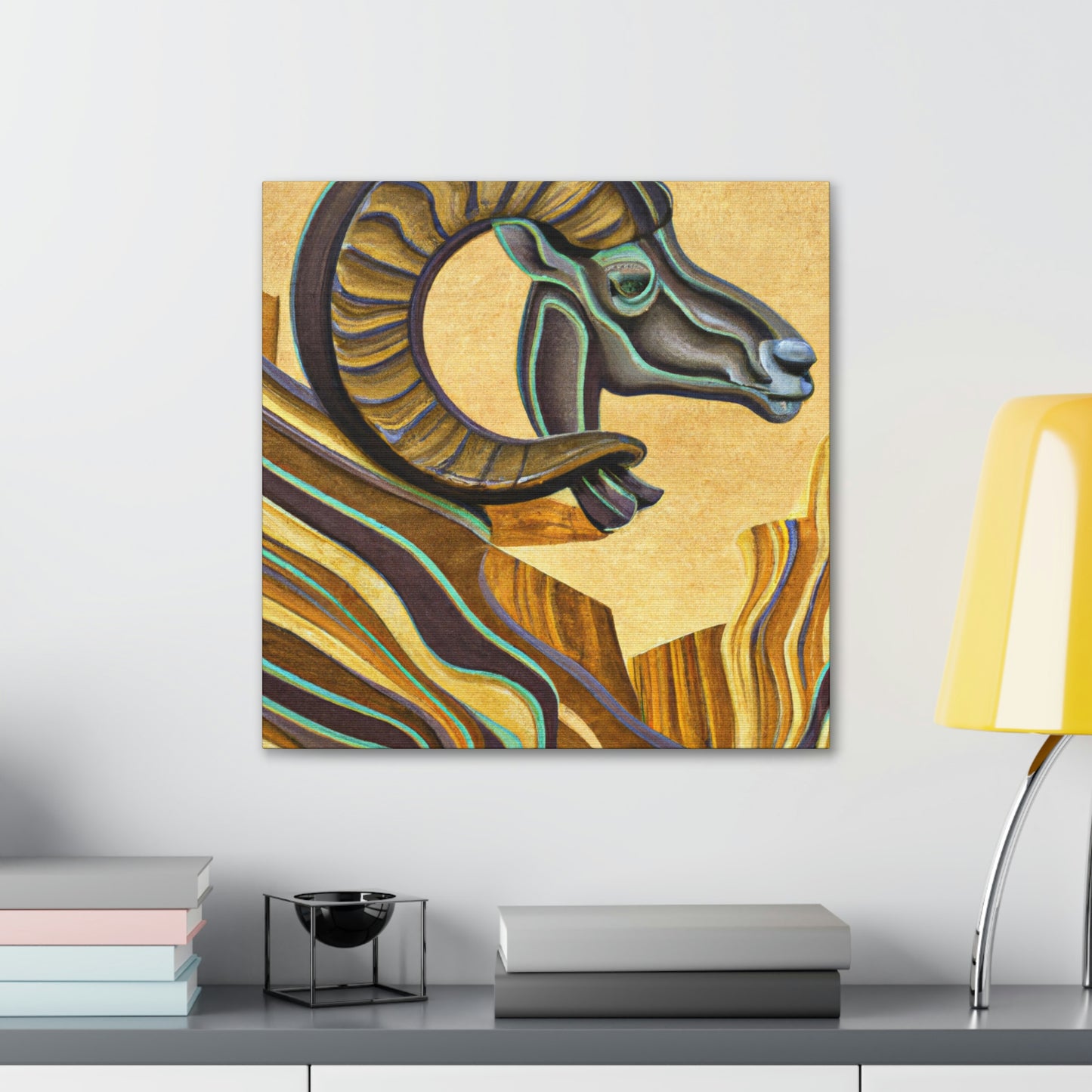 Mountain Majesty Bighorn - Canvas