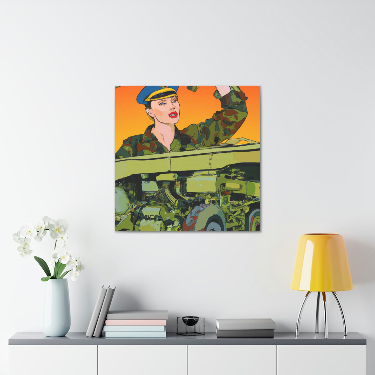 Mechanic in Pop Art - Canvas