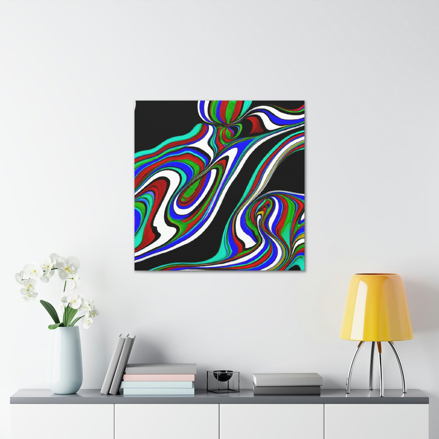 "Serenely Swirling Whorls" - Canvas