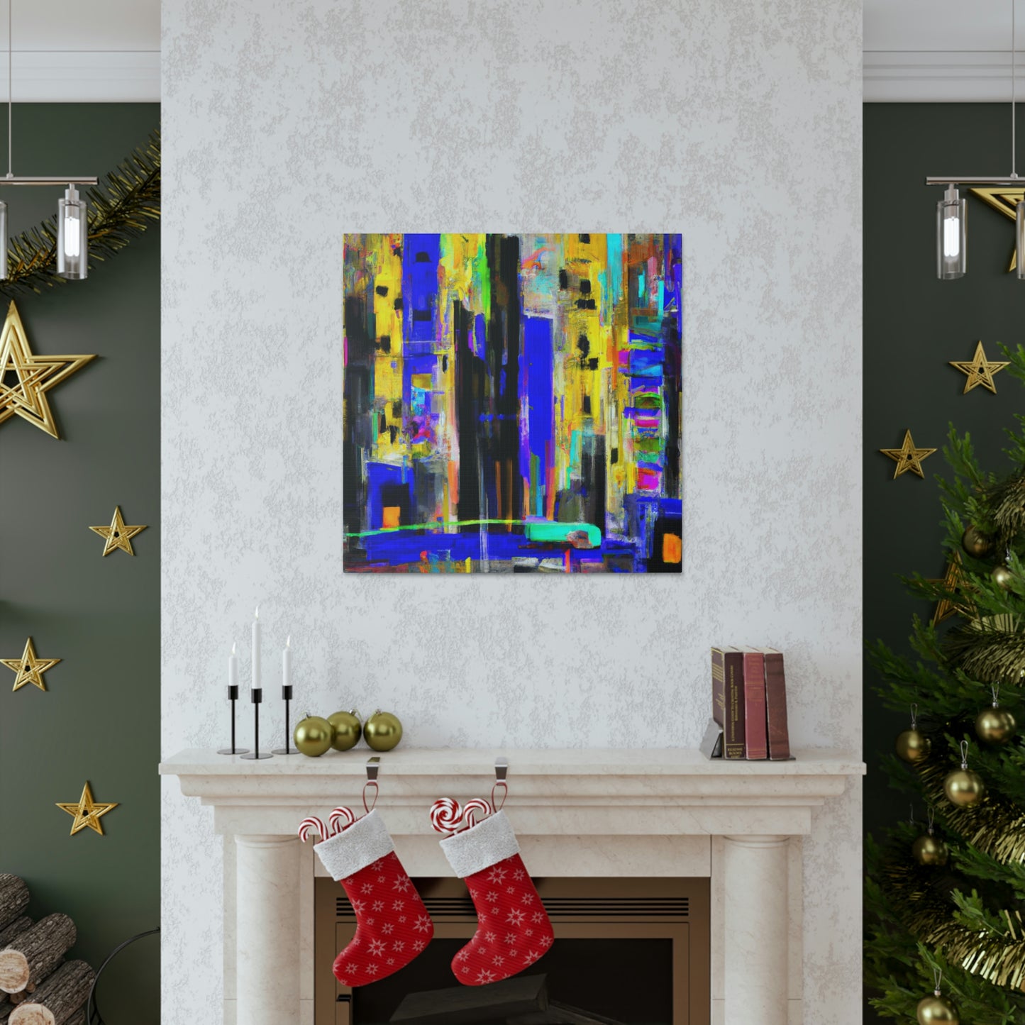 "Art Deco Abstraction" - Canvas