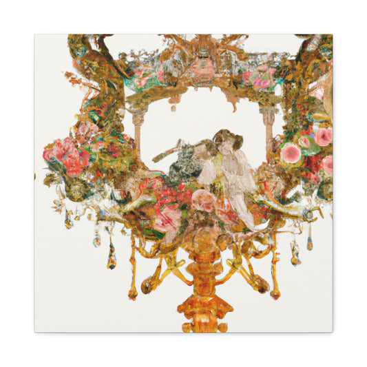 "Splendid Rococo Eden" - Canvas