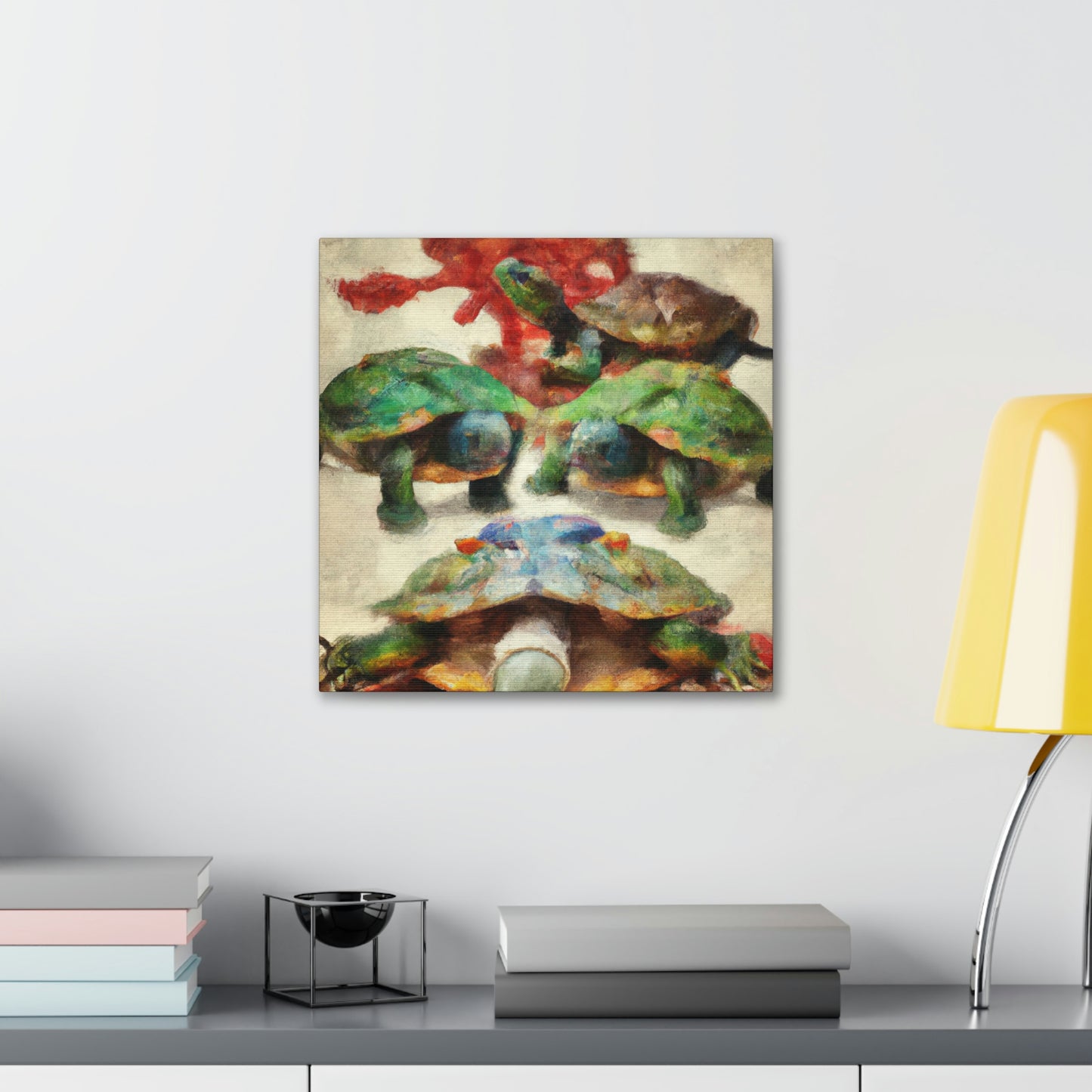 "Turtle on a Quest" - Canvas