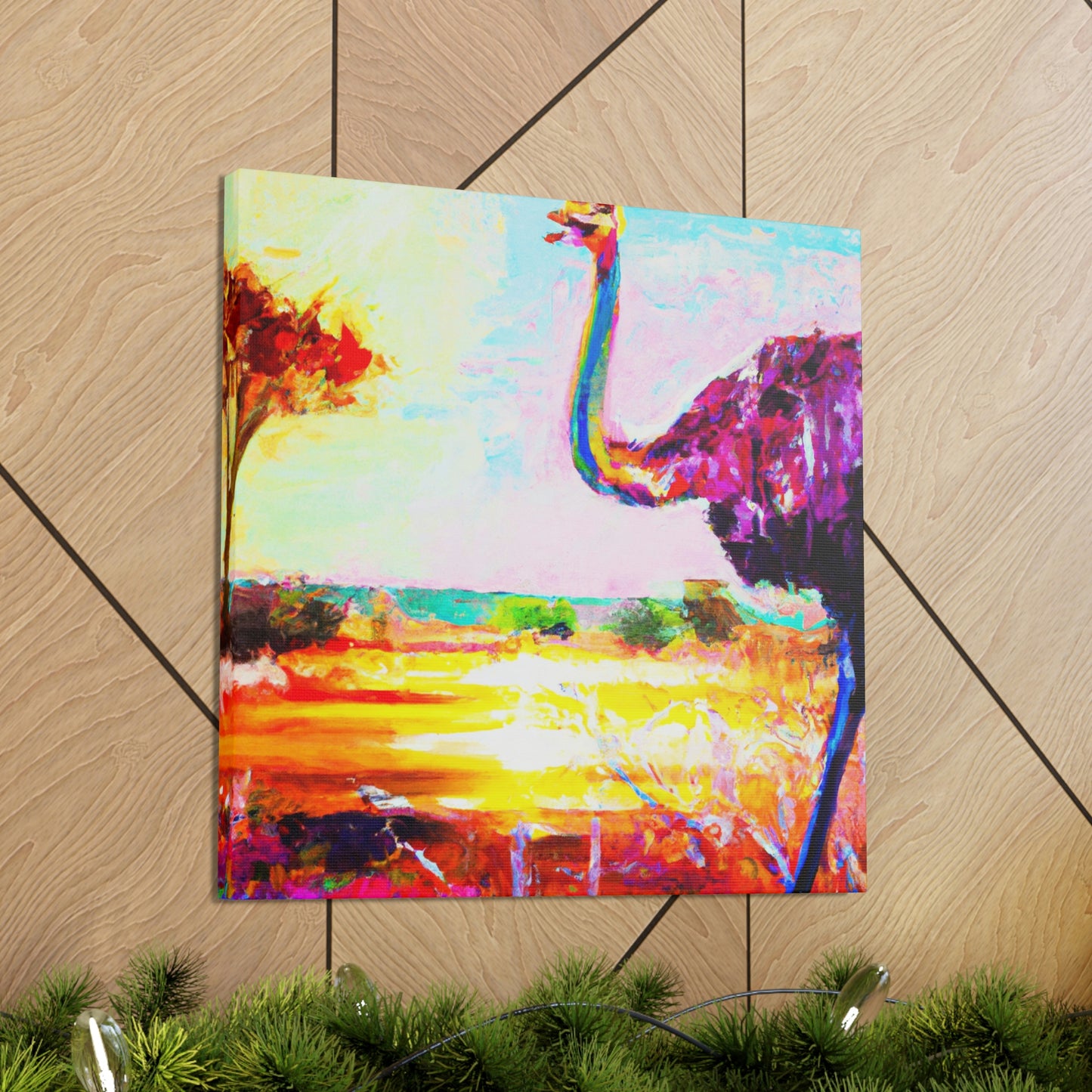 Ostrich in Utopia - Canvas