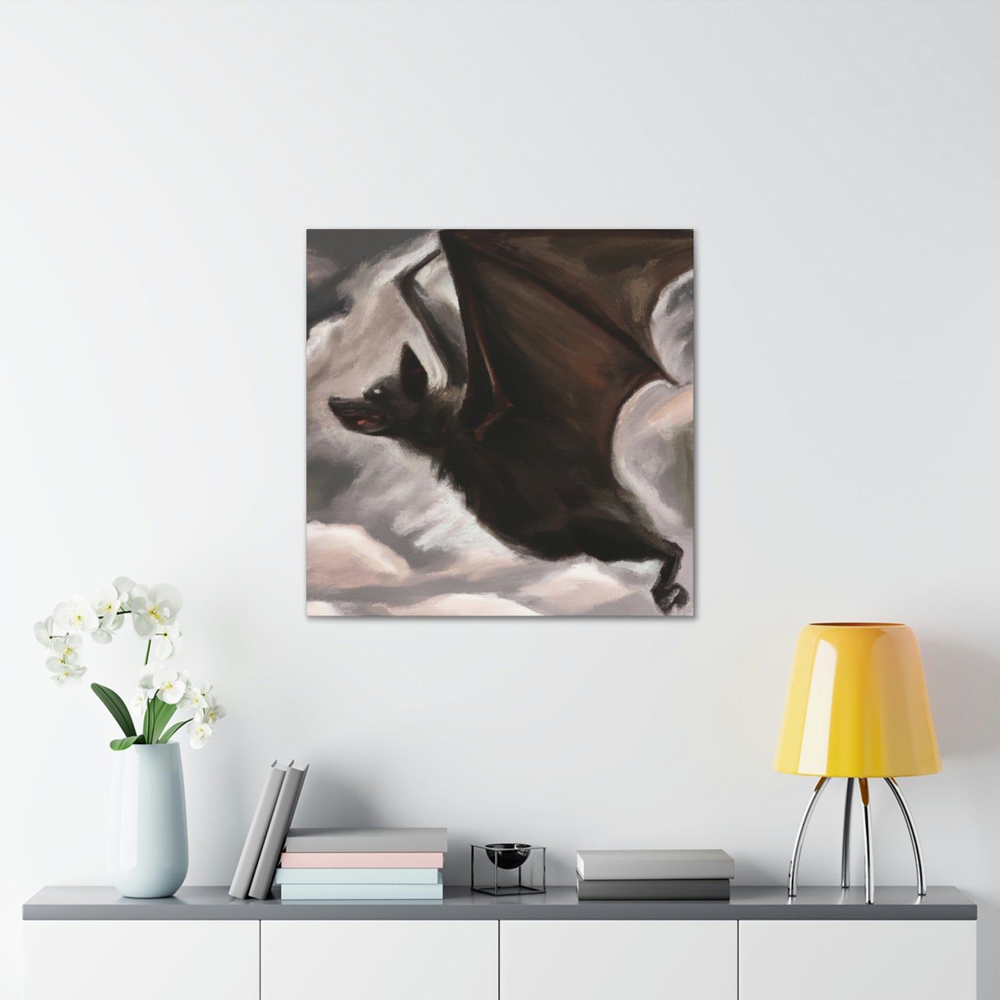 "Skyful of Bats" - Canvas