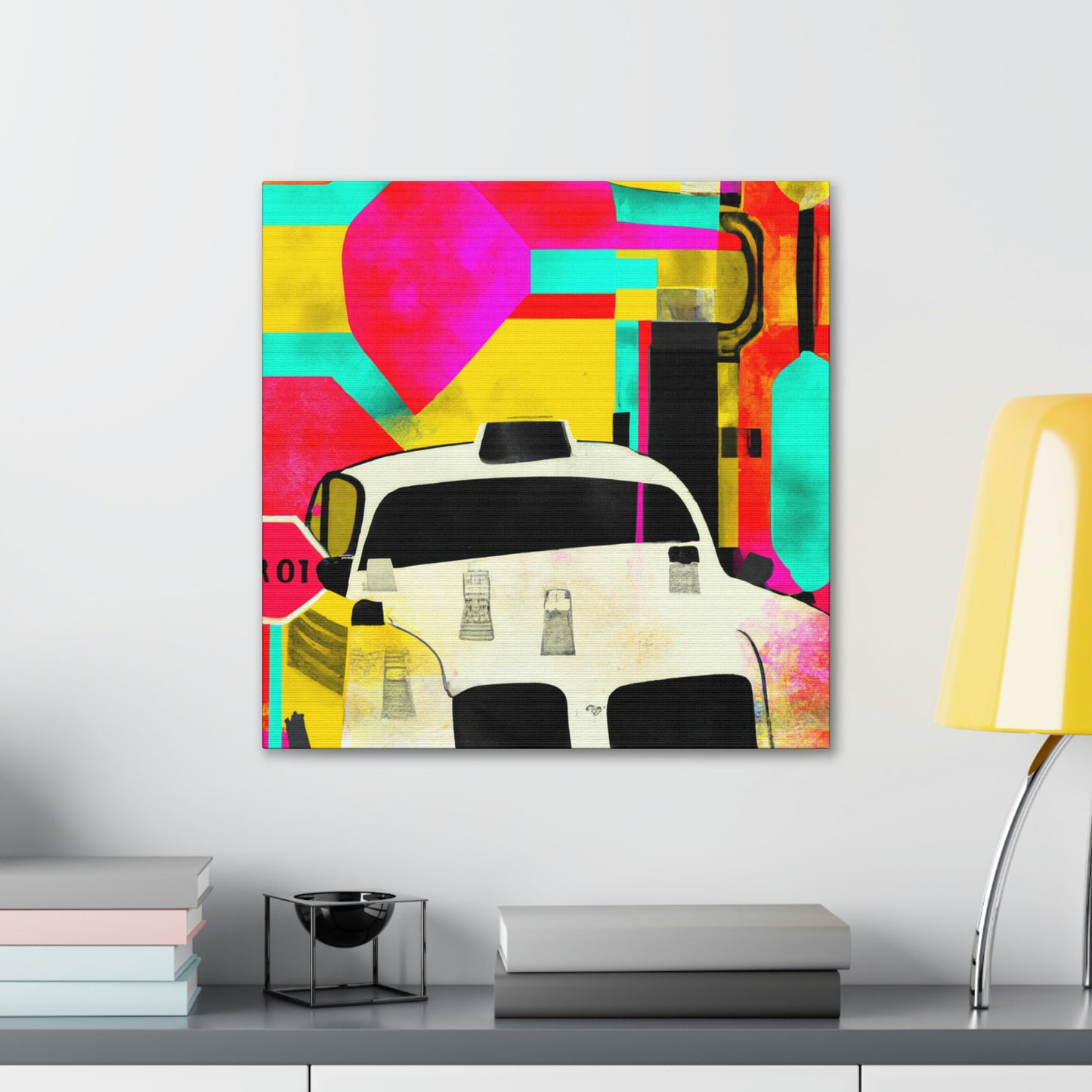 "Taxi Ride Illumination" - Canvas