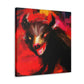 "Tasmanian Devil Emerges" - Canvas