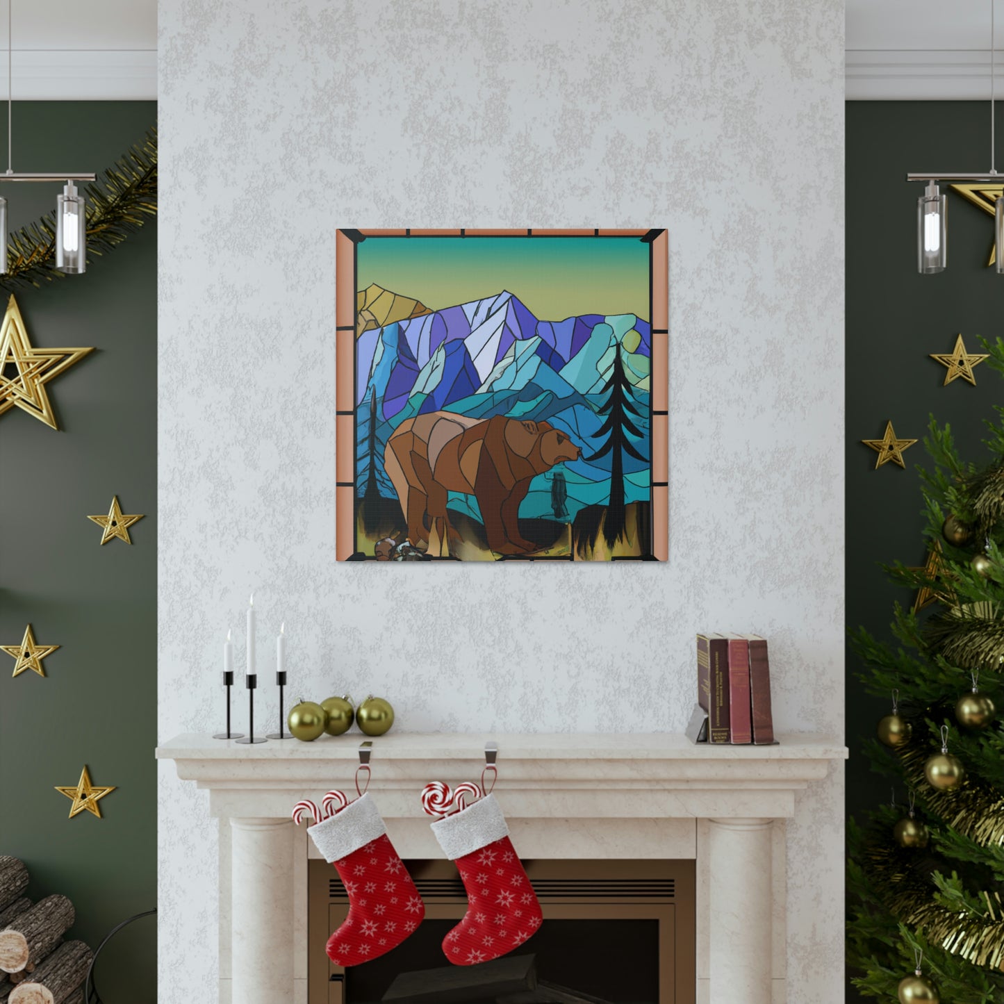 Bear of Gleaming Gold - Canvas