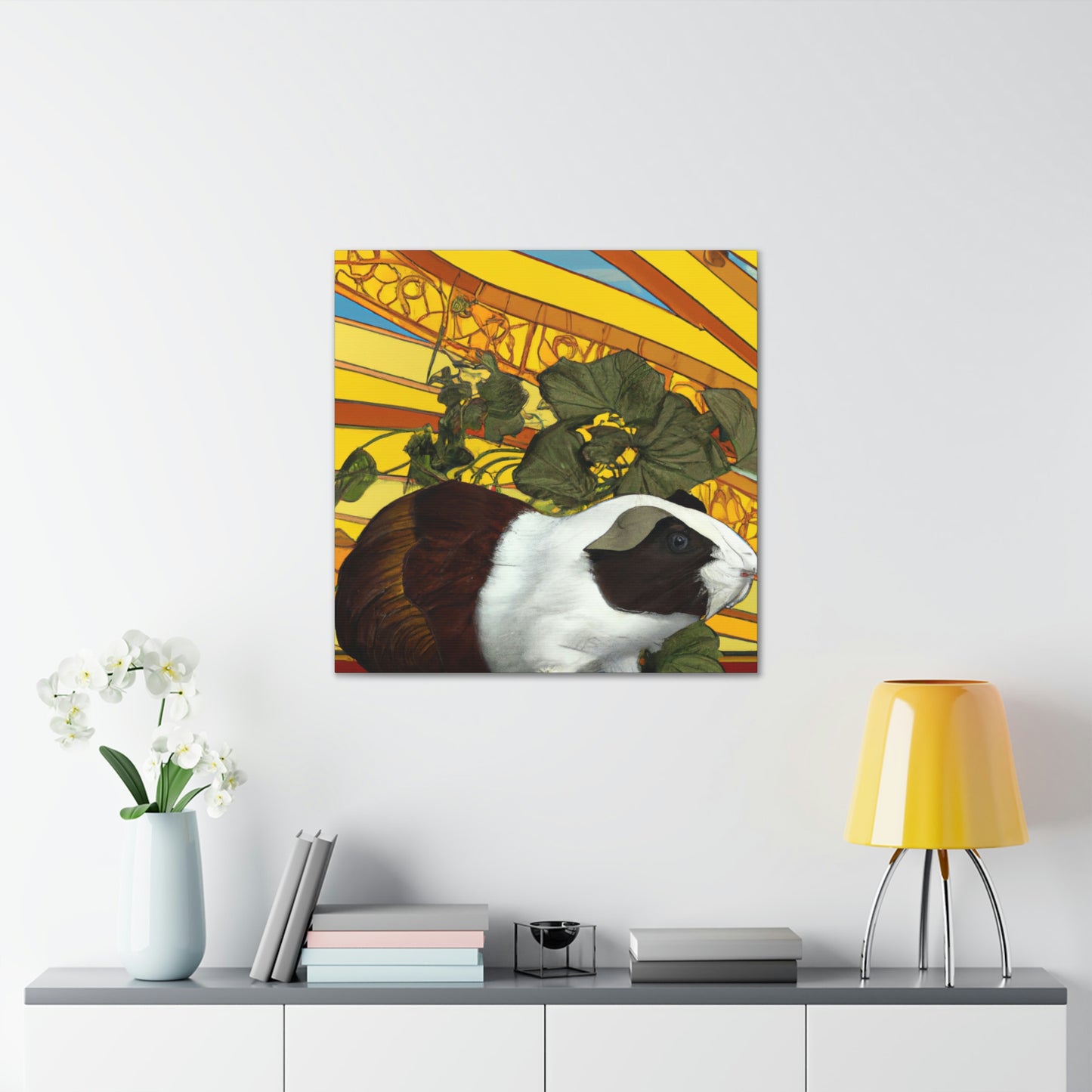 Guinea Pig Grandeur - Canvas