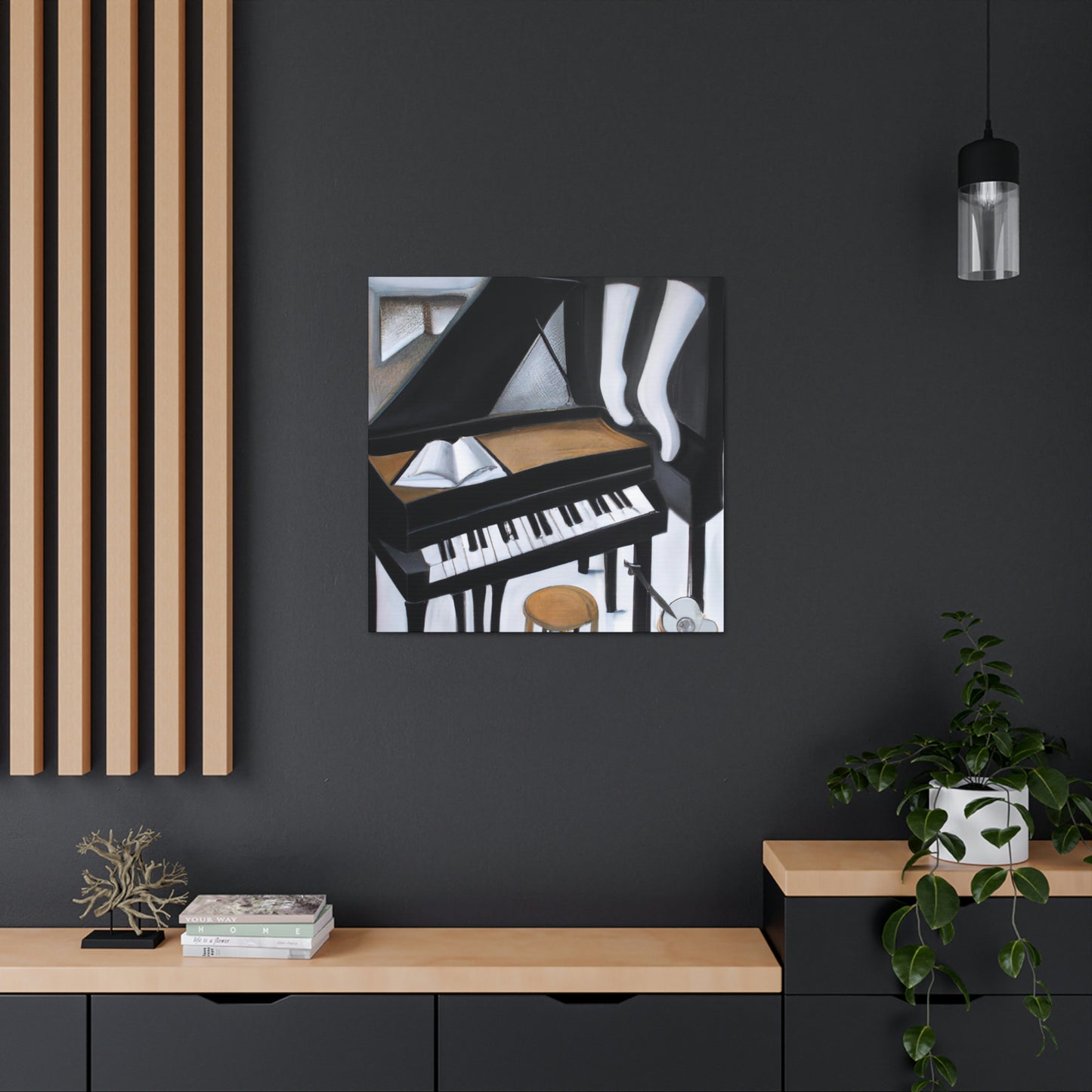 Piano in Dreamland - Canvas