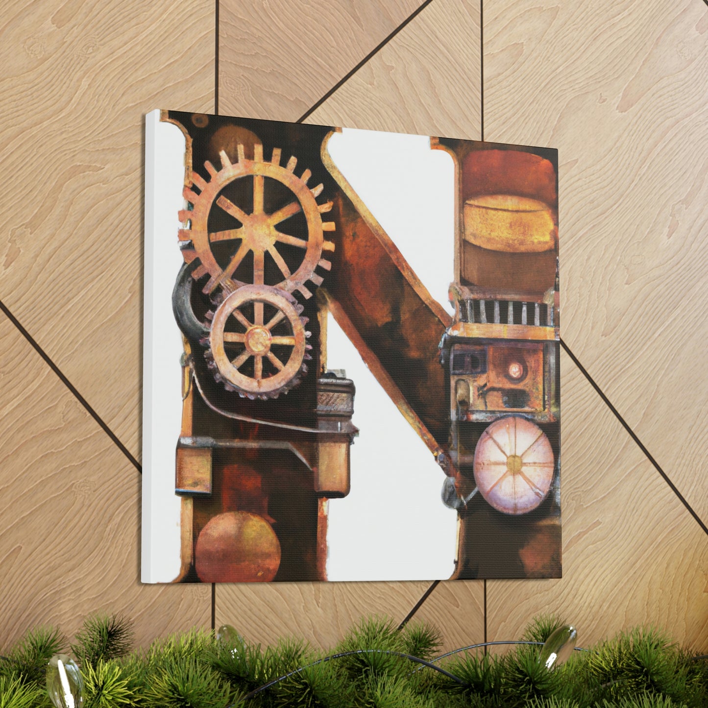 Steampunk Time Machine - Canvas