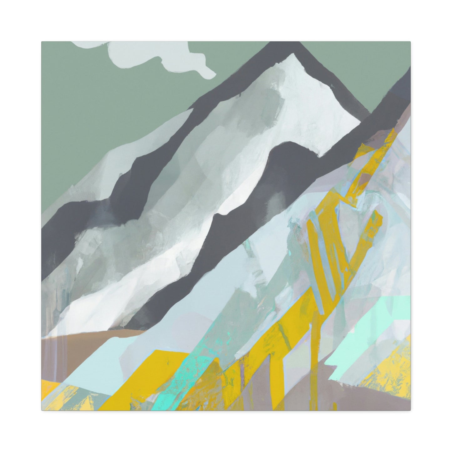 Mountain Majesty Painting - Canvas