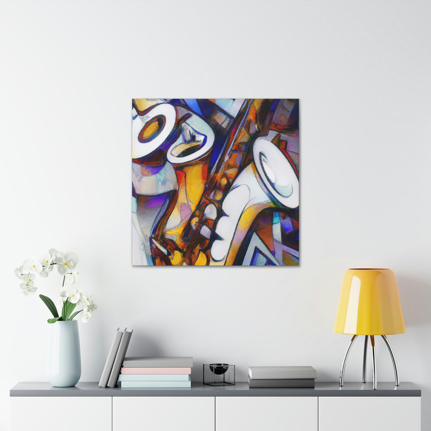 Saxophone Jazz Symphony - Canvas