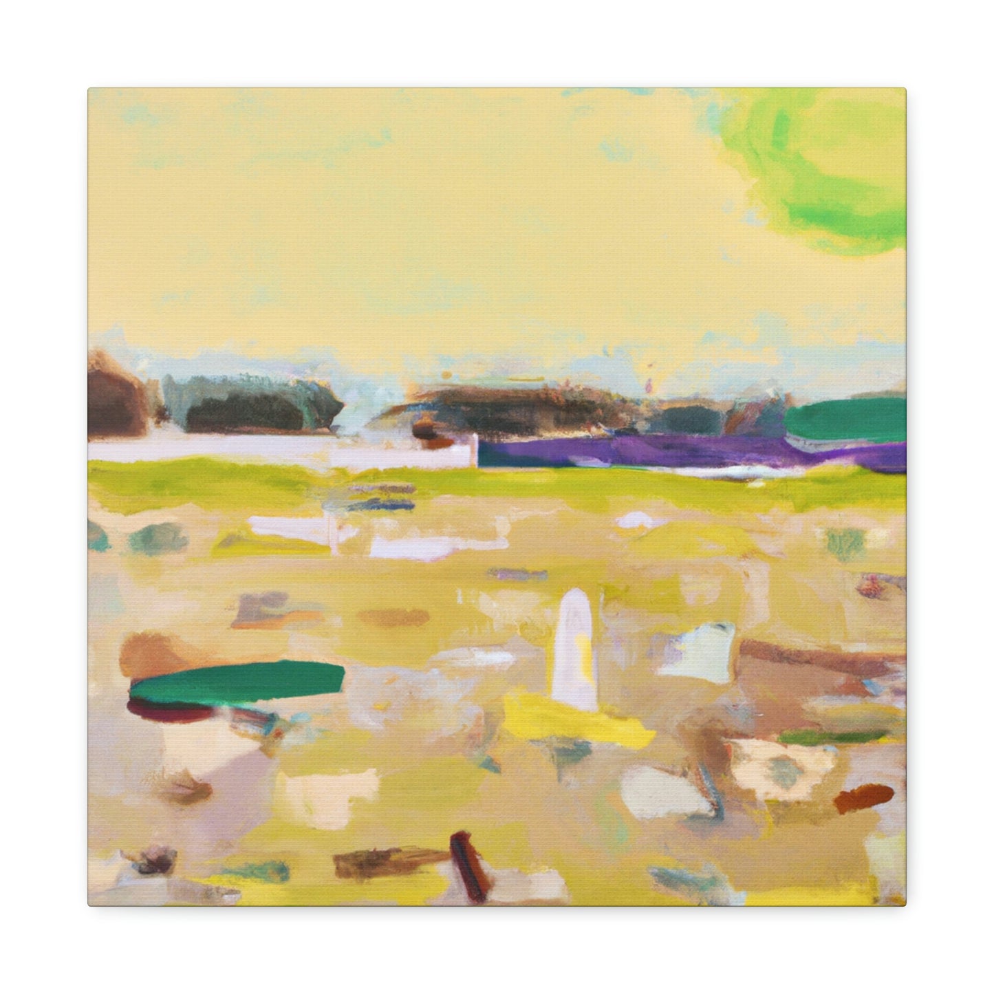 Bay Blissful Abstraction - Canvas