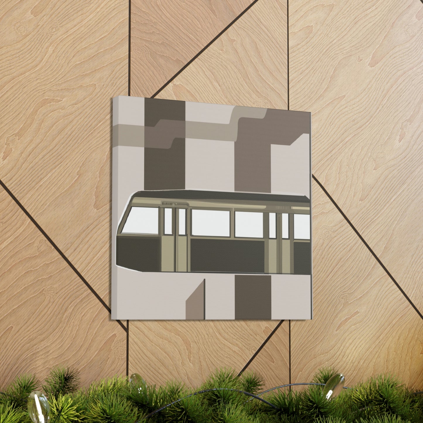 "Subway Journey in Deco" - Canvas