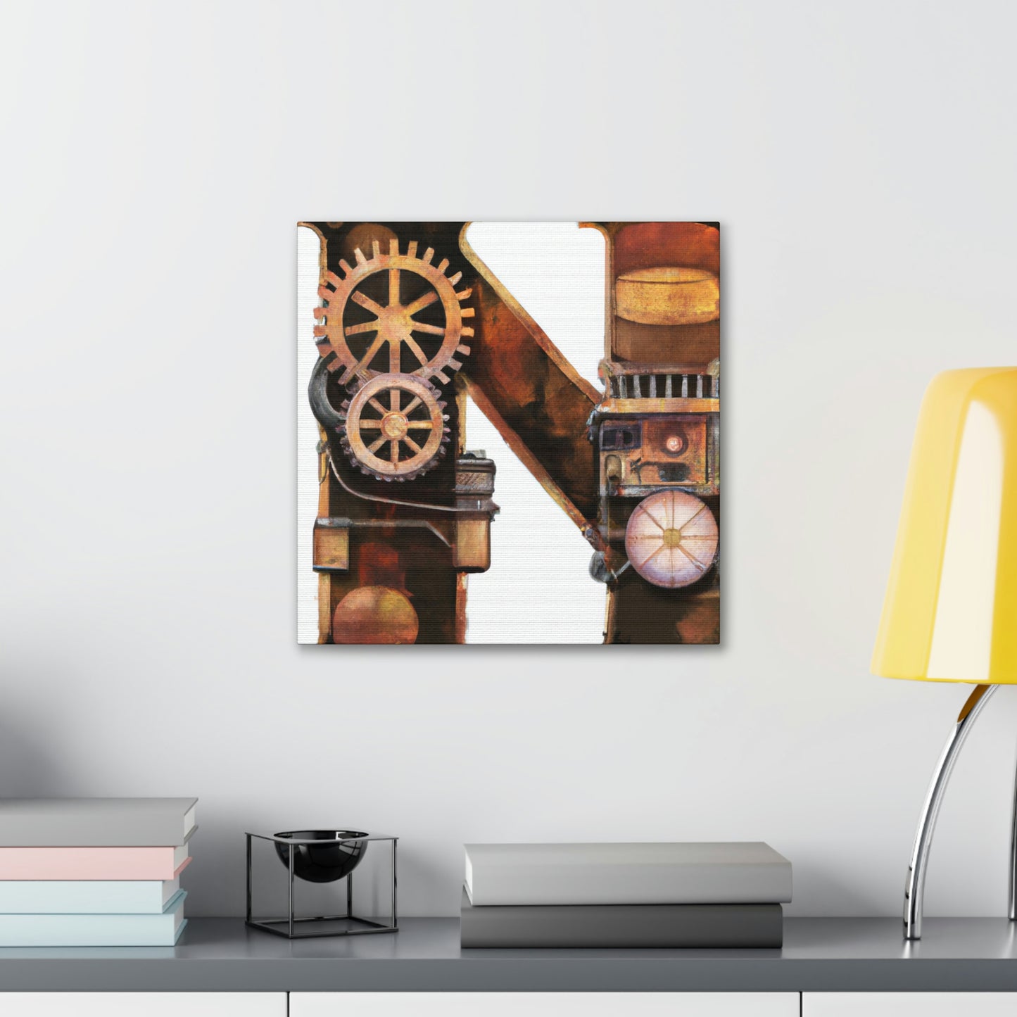 Steampunk Time Machine - Canvas