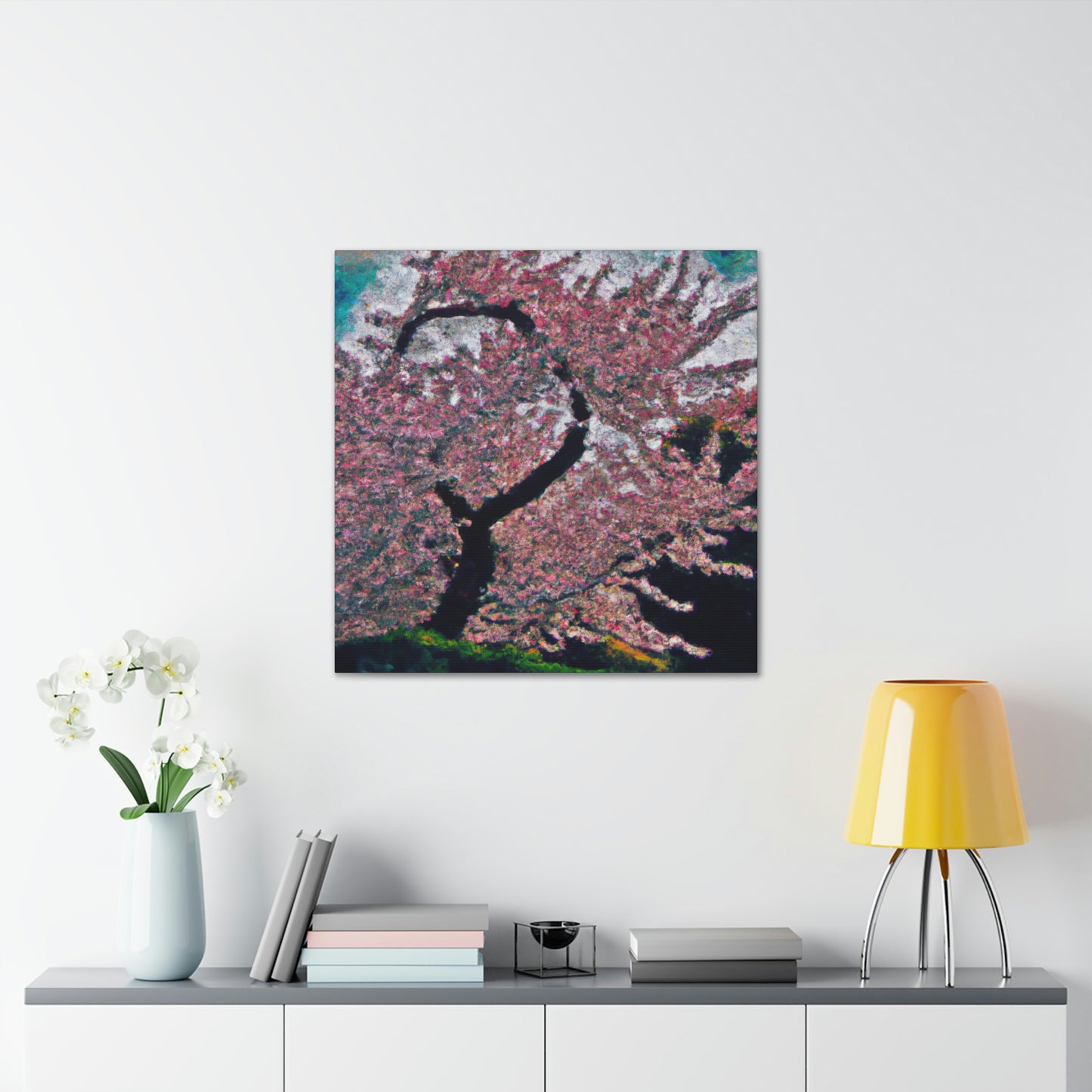 Cherry Blossom Reflection - Canvas