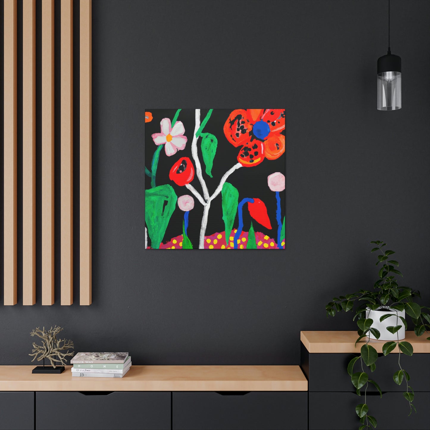 "Poppy in Expressionism" - Canvas