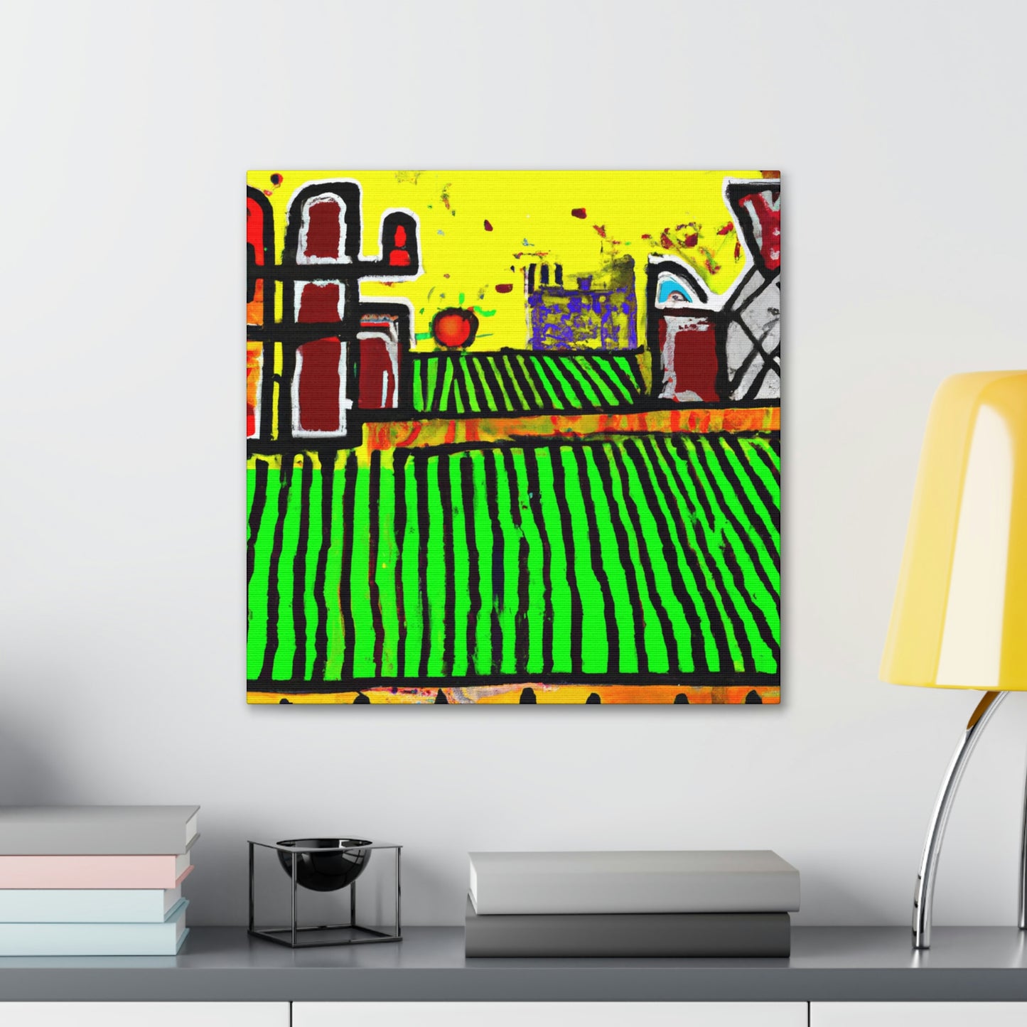 Harvesting Crops Abloom - Canvas