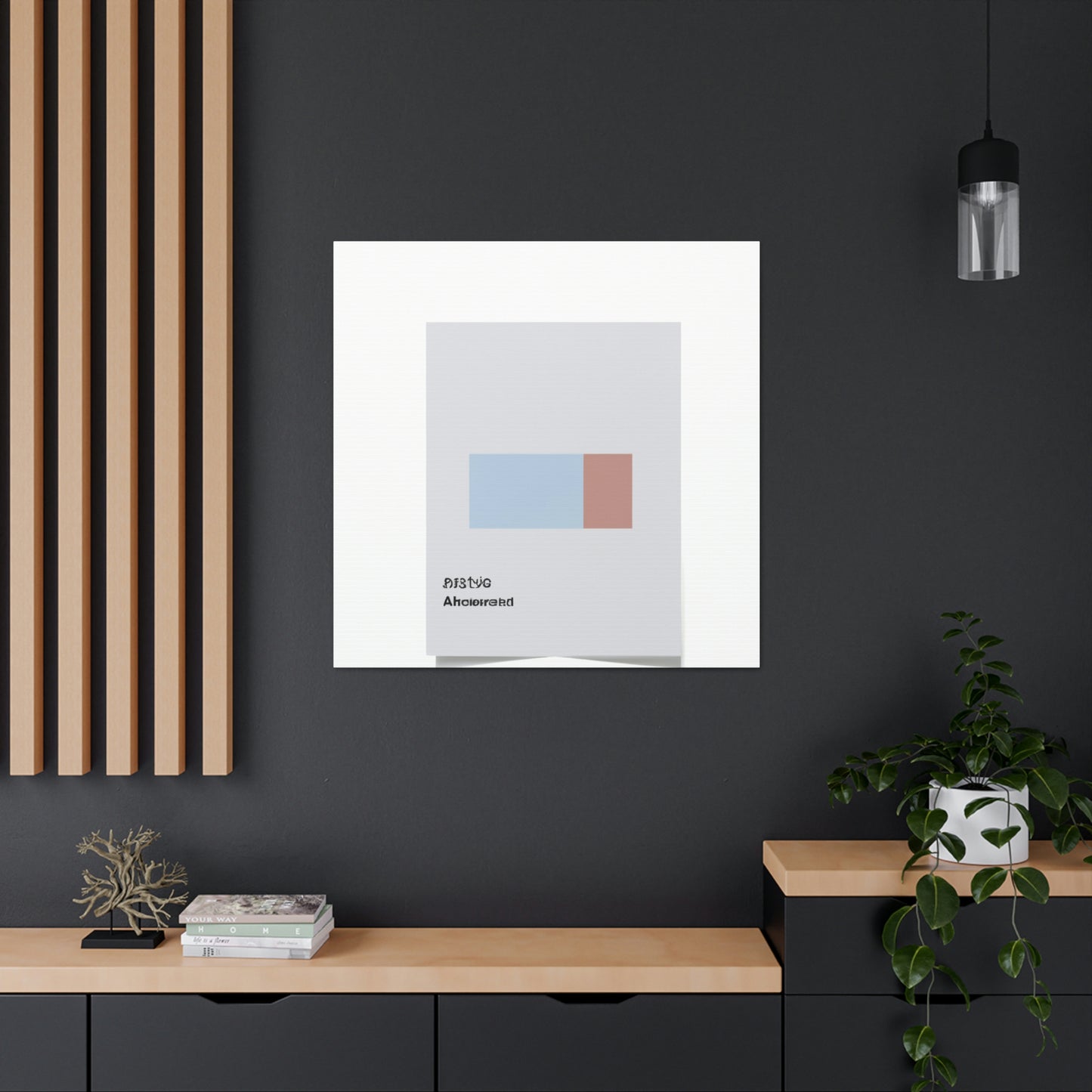 Crisp Chromatic Simplicity - Canvas