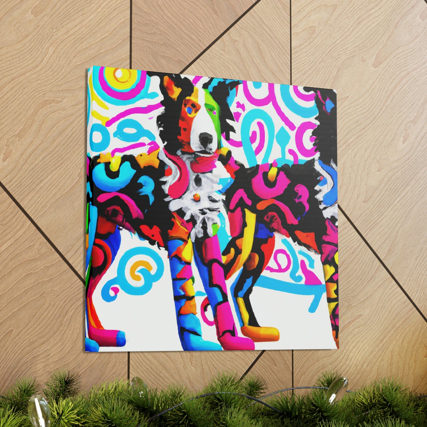 "Collie in Grandeur" - Canvas