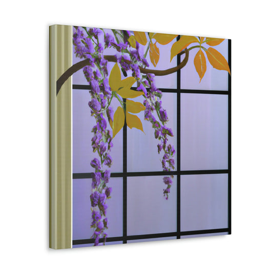 "Weeping Wisteria Bliss" - Canvas