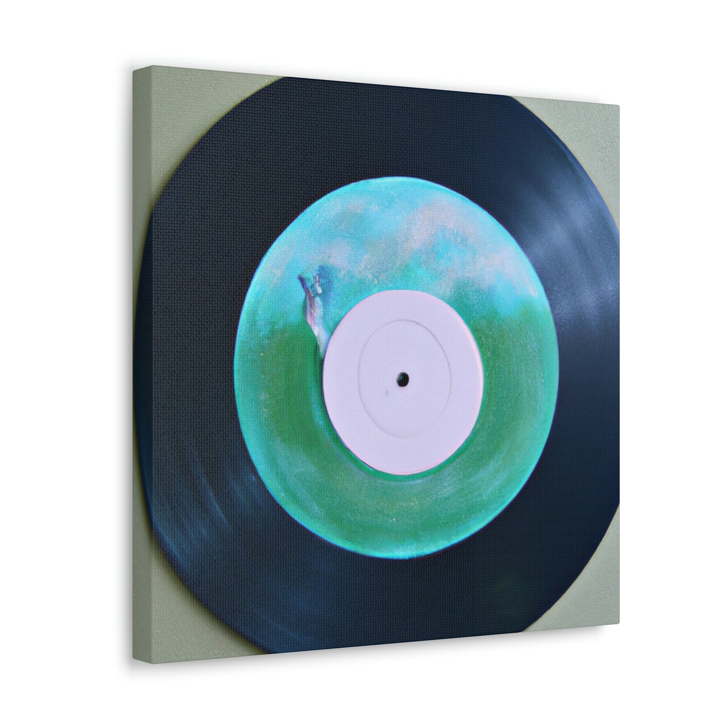 "Vinyl Record Dreamscape" - Canvas