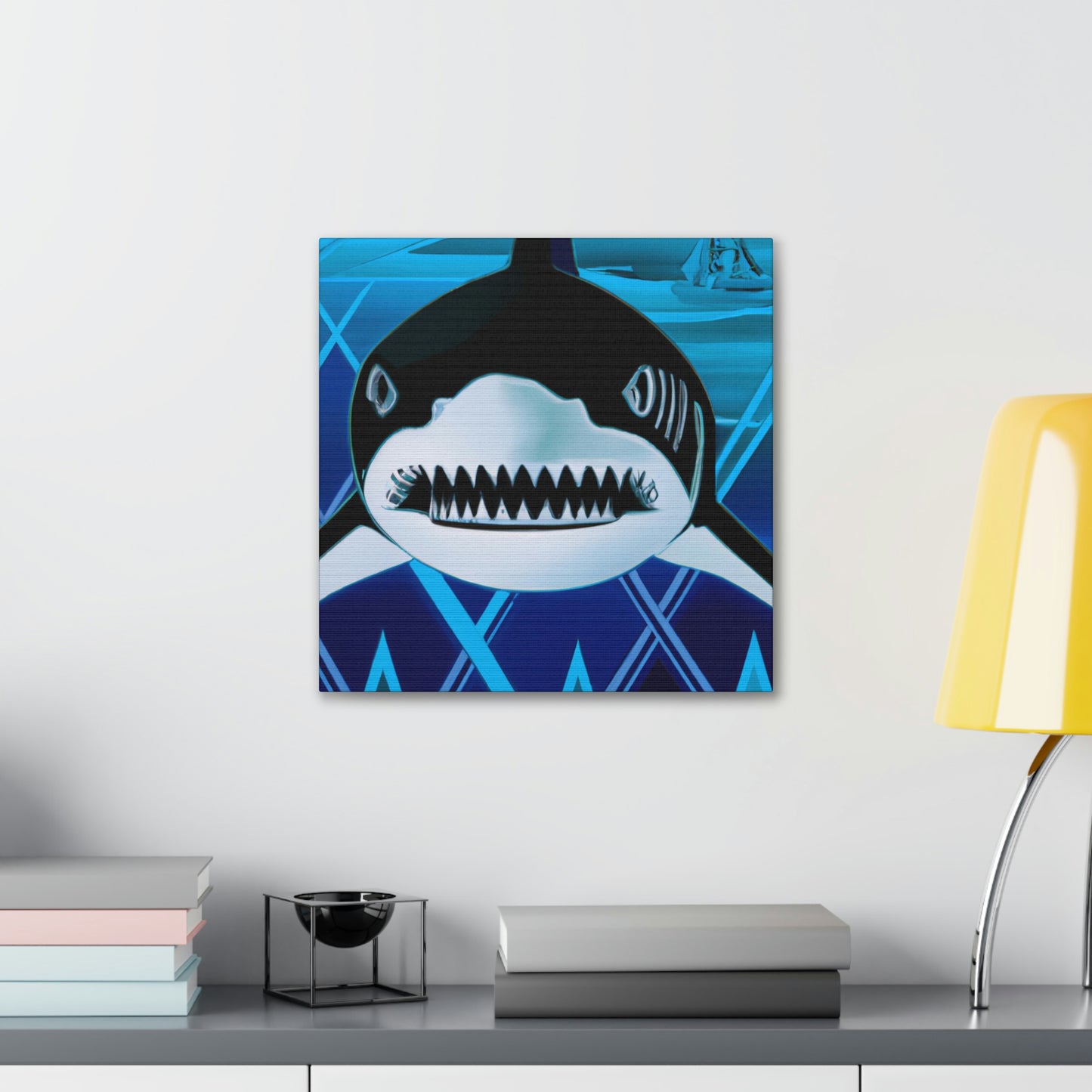 "Jaws of Art Deco" - Canvas